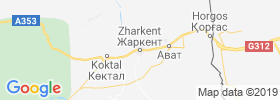 Zharkent map